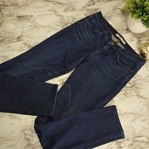 J BRAND SUZUKI motorcycle women's skinny jeans dark blue size 27